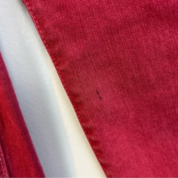 The Great Almost Skinny Cherry Pie Red Ankle Jeans Size 28 - Picture 12 of 13